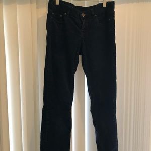 Blue jcrew corduroy pants
